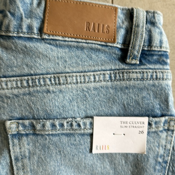 Rails Jean | Slim Straight Size 26. NWT $70 - Picture 2 of 4